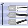 Chausse Pied Aidapt VM952B Long 86 cm Noir Légèreté et Ergonomie pour Senior et PMR