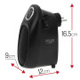 Adler Thermoventilateur Céramique Compact AD-7726 1500W Écran Digital Programmable 12h Chauffage Portable