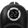 Adler Thermoventilateur Céramique Compact AD-7726 1500W Écran Digital Programmable 12h Chauffage Portable