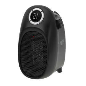 Adler Thermoventilateur Céramique Compact AD-7726 1500W Écran Digital Programmable 12h Chauffage Portable