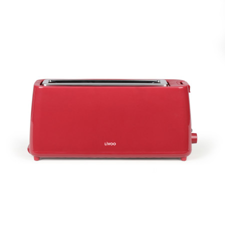 Grille pain Livoo DOD168N – fente longue, 900W, 3 fonctions, thermostat réglable - 7 niveaux de dorage
