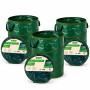 KINZO Sacs à Déchets de Jardin Robustes 120 L x 3 Pack Réutilisables