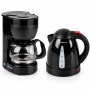 Dunlop Pack Bouilloire Voiture 12V 0,8L et Cafetière Voiture 24V 0,65L