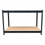 Etabli d’Atelier/Table de Travail BM TOOLS en Acier Robuste à Clipser, MDF 5mm pour Atelier, Garage, 140x60x90cm, 600KG Max