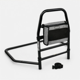 Aidapt VY438B Aide au transfert de lit Solo noire poignée ergonomique jusqu'à 120 kg avec sac de rangement