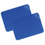 Aidapt VM985BB 2 Tapis/Sets de Table Antidérapants Silicone Bleu 25x18cm Personnes à Mobilité Réduite