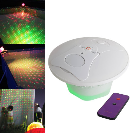 Moovy Laser - Laser Projector gesealde accu - Pool - tuin - groen - rood + Remote