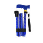 Extensible Rod Aluminium met geëtste decoratieve Motif - Blue - Aidapt VP155KE